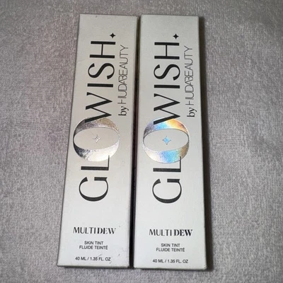 GloWish by Huda Beauty Multi Dew Skin-Deep Tan 10- 1.35 oz NEW LOT OF 2 - Image 1 of 4