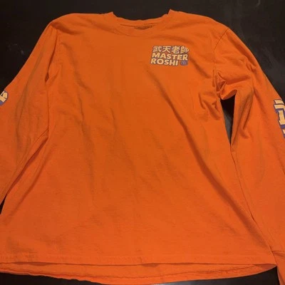 Preowned Men’s Dragon Ball A Master Roshi Long Sleeve Shirt Size L - Image 1 of 4