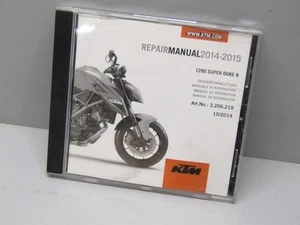 2014-2015 KTM 1290 SUPER  DUKE R  REPAIR MANUAL DVD - Picture 1 of 2