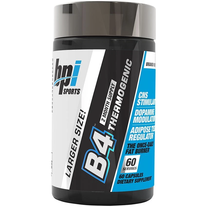 BPI Sports B4 60 porciones quemador de grasa una vez al día suministro para 2 meses (60 cápsulas) Foto 1 de 1