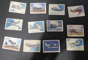 1940 WINGS Modern American Airplane Cards Starter Lot of 24 No Letter (T87) Pr-Vg - Bild 1 von 5
