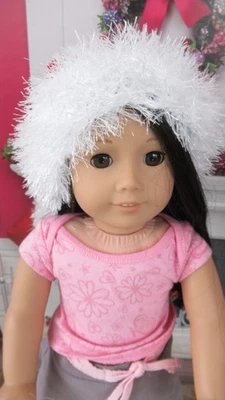 SOMBRERO DE SANTA MUÑECA "SE AJUSTA" 18" (COMPATIBLE CON CHICA AMERICANA) - HECHO A MANO/TEJIDO Foto 1 de 2