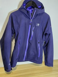 Karrimor Elite WTX Full Zip Softshell Jacket Purple Womens Size 10 19" Pit 26" L - Picture 1 of 18