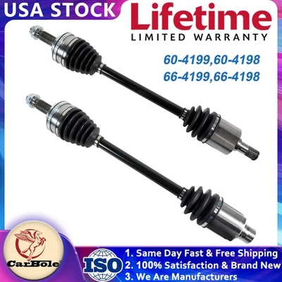 Front Left & Right CV Axles for 2003-2006 Acura MDX 2006-08 Honda Pilot AWD, FWD - Image 1 of 4