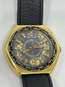 Candino World Time "Globetrotter" watch, circa 1974. - Picture 1 of 9