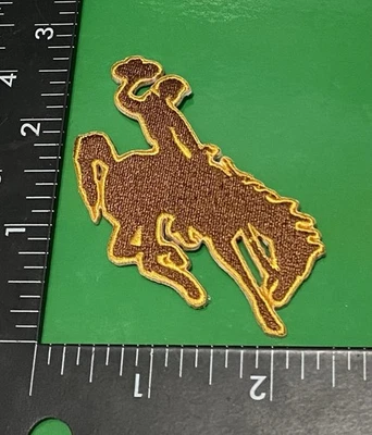 Wyoming ☝️IRON ON PATCH 🏈 Cowboys USA SELLER 🇺🇸 D - Image 1 of 4