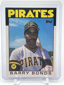 1986 Topps Traded Barry Bonds #11T Pittsburgh Pirates Rookie RC Centered - Picture 1 of 6