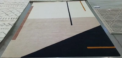 Alfombra Mancha Trasera Marfil/Negro 8'-0" x 10'-0", Precio Reducido 1172785039 FTV110A-8 Foto 1 de 4