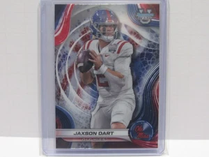 Tarjeta de novato de fútbol americano JAXSON DART BOWMANS 2024 # 69 GIANTS HOT QB - Imagen 1 de 1