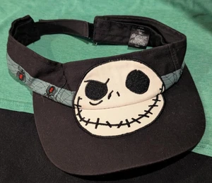 Disney Tim Burton Nightmare Before Christmas Jack Face Spider Ban Sun Visor - Picture 1 of 4
