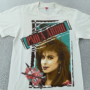 Vintage Paula Abdul Shirt XS Rock Concert Tour Single Stitch Made USA 1989 80s - Picture 1 of 8