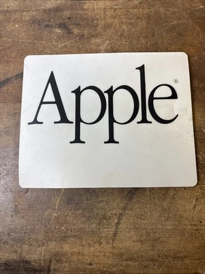 Vintage / Original Apple MacIntosh MAC Mouse Pad Grey 7"x9" Classic Logo 1990's - Image 1 of 4