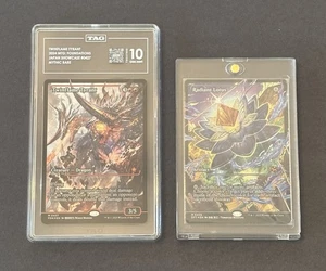 Twinflame Tyrant-FOIL Showcase 427 TAG GRADE 10 +Radiant Lotus Showcase FOIL 406 - Picture 1 of 9