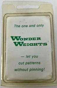 Vintage WONDER WEIGHTS 6 pc Set Sewing Pattern/Fabric Weights Made in USA - Picture 1 of 3