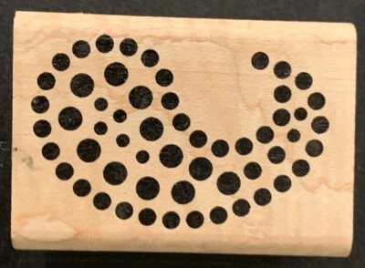 Sello de goma de cachemir manchado Judikins Foto 1 de 3