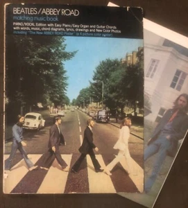 THE BEATLES Abbey Road Songbook - RARE 1969 Original w/ Poster !! TOP COPY - Picture 1 of 15