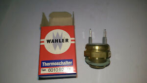 WAHLER Thermoschalter, Thermoswitch Type 6010.92 D