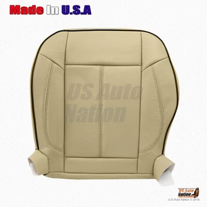 2006 2007 2008 Hummer H3 Front Driver Bottom Leather Replacement Seat Cover Tan - Picture 1 of 10