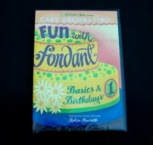 New CAKE DECORATING DVD Fun with Fondant Basics Birthdays Learn Baking Deserts - Imagen 1 de 2
