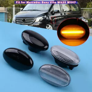 Luces indicadoras de señal LED laterales ahumadas para Mercedes Benz Vito W639 W447 - Imagen 1 de 14