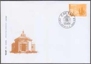 CROATIA Sc # 677 FDC - ST NICHOLAS CHURCH CAVTAT - Picture 1 of 1