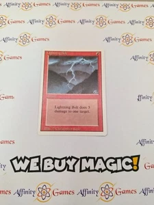 MTG | Lightning Bolt | Revise | Regular | Moderately Played| English - Picture 1 of 2