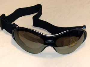 Smoke LENS Designer Style Goggles SUNGLASSES Blue frames mens womens Brand NEW - Picture 1 of 5