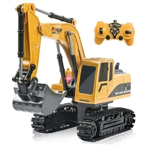 Remote Control Excavator Toy, RC Construction - Metal Shovel Digger Vehicles - Picture 1 of 7
