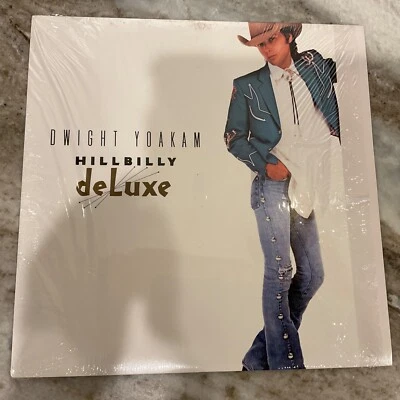 DWIGHT YOAKAM LP HILLBILLY DELUXE 1987 RECORD CLUB M/M in shrink - Image 1 of 4
