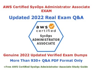 Amministratore certificato AWS SysOps. Assoc. SOA-C01 Dump esame Q&A 2022 + Guida allo studio PDF - Foto 1 di 1