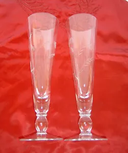 Vintage Fluted Beer Glasses - Picture 1 of 5