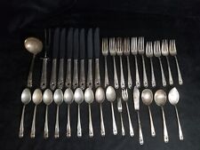 International Sterling Silver Flatware Spring Glory 34 Pieces