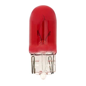 Bombilla W5W 12V 5W Lámpara Coche T10 Base Vidrio Rojo / Rojo - Imagen 1 de 1