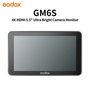 Godox GM6S Camera Field Monitor 4K HDMI 5.5" Ultra Bright Touch Screen Camcorder - Picture 1 of 8