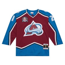 Colorado Avalanche Peter Forsberg Mitchell & Ness 1995/96 NHL Blue Line Jersey