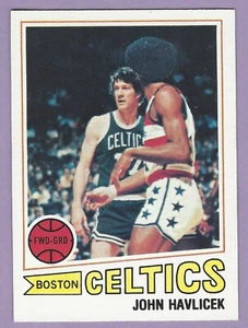 1977 Topps Basketball #070, John Havlicek , NM, good centering - Foto 1 di 2