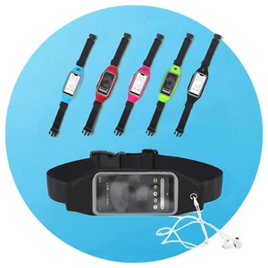 Waterproof Jogging Gym Waist Belt Case Cover for Apple iPhone 12 mini/13 mini/SE - Picture 1 of 12