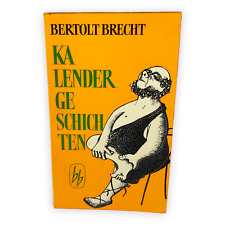Kalendergeschichten Berthold Brecht 1965 Aufbau Verlag DDR 2 Auflage Taschenbuch