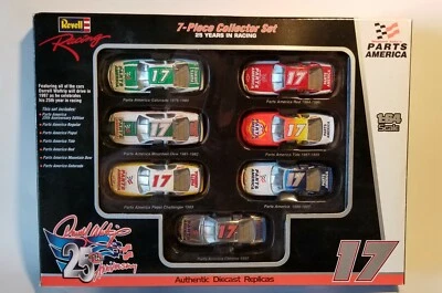 Revell Racing 7 Piezas 1/64 Darrell Waltrip 25 Aniversario Parte Trasera de Caja Daño J Foto 1 de 2
