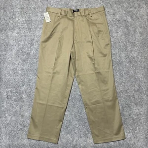 Neu Dockers Signature khaki plissiert D3 klassische Passform Anzughose für Herren 36 x 29 hellbraun - Bild 1 von 9