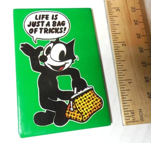 Felix el Gato Bolso Trucos Ata Boy Imán De Colección EE. UU. FUERA DE STOCK - Imagen 1 de 4