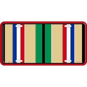 Operation Desert Storm Ribbon Metal License Plate - Picture 1 of 1