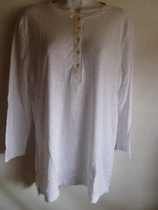 Ralph Lauren Chaps White Top T-shirt Designer 100% Genuine New - XL - Picture 1 of 22