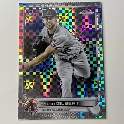 2022 Topps Chrome Tyler Gilbert X-Fractor Arizona Diamondbacks - Image 1 of 2