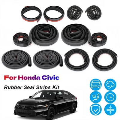 Kit de reducción de ruido del viento para Honda Civic Foto 1 de 4