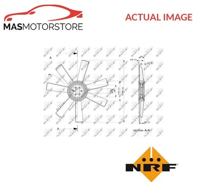 FAN WHEEL ENGINE COOLING NRF 49809 P NEW OE REPLACEMENT - Image 1 of 4