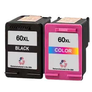 Compatible Ink Cartridges For HP 60XL Black & Color Variation-USA - Picture 1 of 9