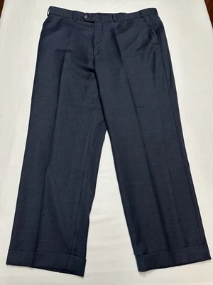 Pantalones de vestir Ralph Lauren pantalones para hombre 38x29 etiqueta verde, puño gris azul Foto 1 de 4