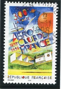TIMBRE FRANCE OBLITERE N 3172 AERO CLUB DE FRANCE / Photo non contractuelle - Photo 1/1