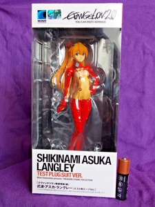 ⭐ SEALED ASUKA LANGLEY EVANGELION 2.0 WAVE FIGURE TEST PLUG SUIT Ver H7.5" ANIME - Picture 1 of 12